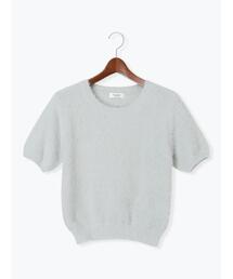 Te chichi TERRASSE | ラメシャギーハーフスリーブニット(ニット/セーター)