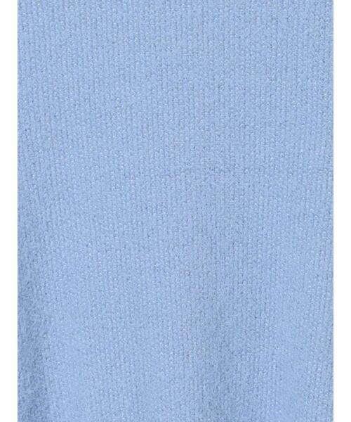 Te chichi TERRASSE（テチチテラス）の「ラメシャギーハーフスリーブニット（ニット/セーター・レディース・グレー/ブルー/チャコールグレー/レッド・F）」の11枚目の写真