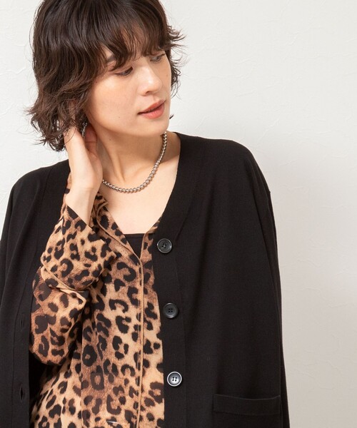 Rie Miller(リエミラー)の「カフタンシフォンワンピース(ワンピース・レディース・ブラウン系その他/ブラック・38)」の11枚目の写真