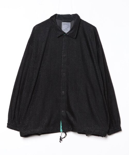 COMMON EDUCATION(コモンエデュケーション)の「COMMON EDUCATION【コモンエデュケーション】- OCTA COACH SHIRT JACKET(その他アウター・メンズ・グレー/ブラック・LARGE/X-LARGE/MEDIUM)」の2枚目の写真