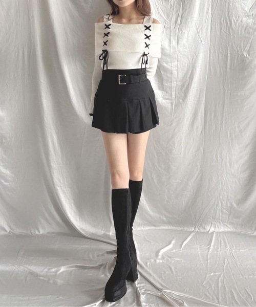 one way（ワンウェイ）の「レーシングオフショルニット（ニット/セーター・レディース・ベージュ/ホワイト/ピンク/グレー/ピンクベージュ・FREE）」の22枚目の写真