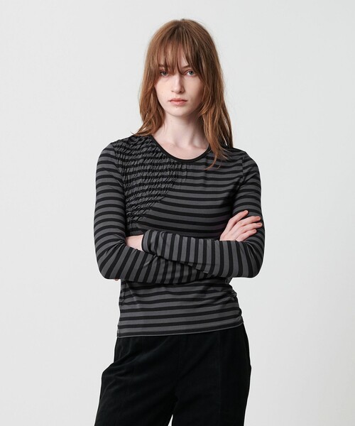 ATTISESSIONシアー フライス シャーリング プルオーバー ATTISESSION