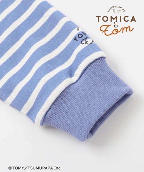 SLAP SLIP（スラップスリップ）の「【トミカとトム×SLAPSLIPコラボアイテム】はたらくくるま遊べる消防車ホイールローダーボーダートレーナー(80~120cm)（スウェット・キッズ・ブルー系その他/イエロー系その他・100cm/90cm/80ｃｍ/110cm/120cm）」の19枚目の写真