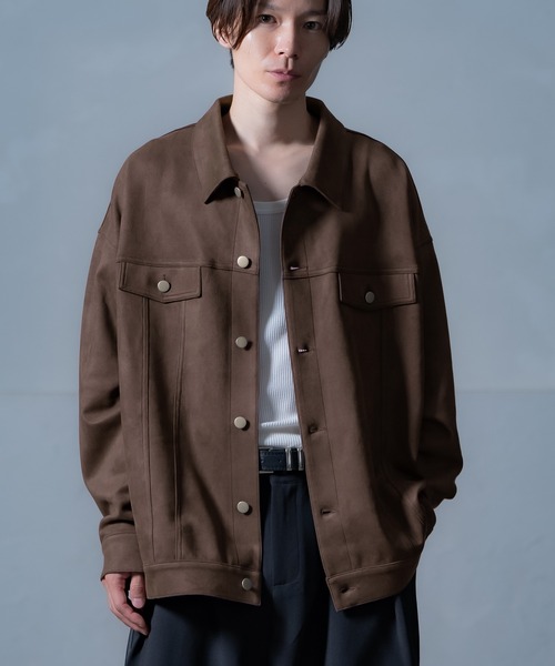 セール】スエードタッチ ポンチジャケット（ブルゾン）｜improves