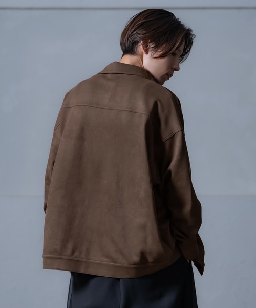 improves（インプローブス）の「スエードタッチ ポンチジャケット（ブルゾン・メンズ・キャメル/ブラウン/ベージュ・LARGE/MEDIUM）」の6枚目の写真