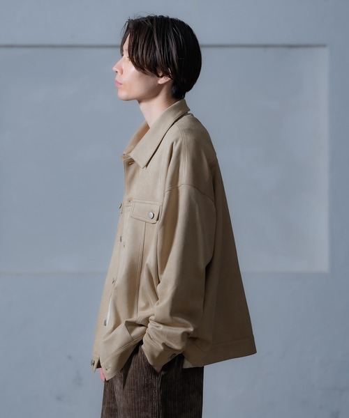 セール】スエードタッチ ポンチジャケット（ブルゾン）｜improves