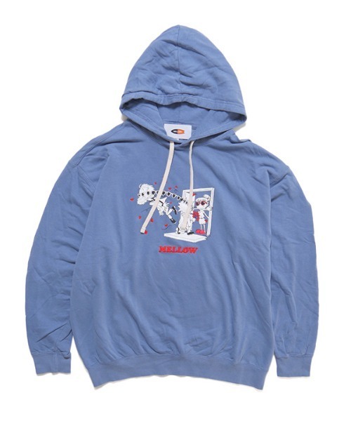 MELLOW(メロー)の「GOT DUMPED HOODIE(パーカー・メンズ・ピンク/ホワイト/ブルー/ブラック・M/L/XL)」の3枚目の写真