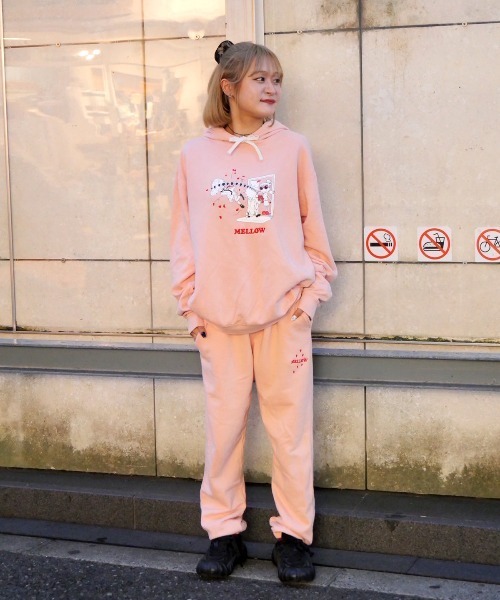 MELLOW(メロー)の「GOT DUMPED HOODIE(パーカー・メンズ・ピンク/ホワイト/ブルー/ブラック・M/L/XL)」の8枚目の写真