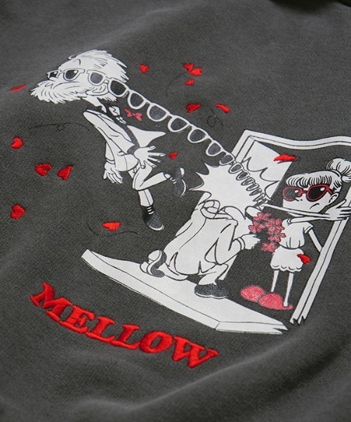 MELLOW(メロー)の「GOT DUMPED HOODIE(パーカー・メンズ・ピンク/ホワイト/ブルー/ブラック・M/L/XL)」の15枚目の写真