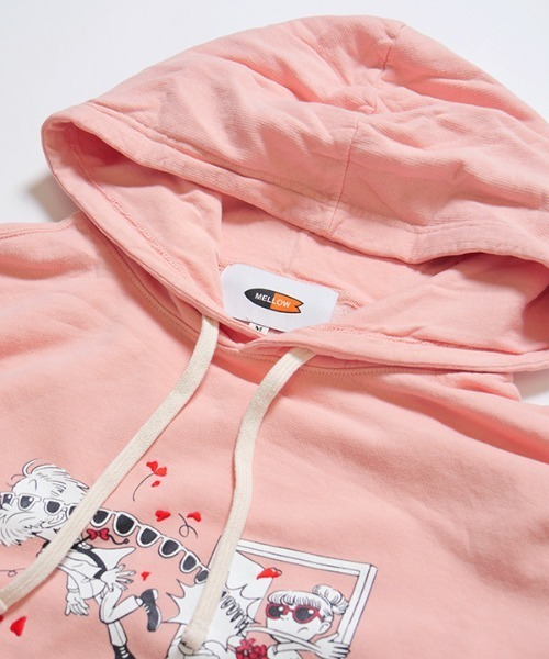 MELLOW(メロー)の「GOT DUMPED HOODIE(パーカー・メンズ・ピンク/ホワイト/ブルー/ブラック・M/L/XL)」の22枚目の写真
