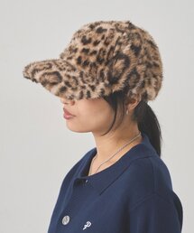 WHO'S WHO gallery | 【WEB限定】レオパードファーキャップ(キャップ)