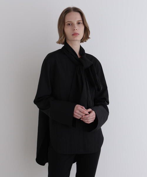 ◇コンパクトナイロンボウタイブラウス（シャツ/ブラウス）｜LE PHIL