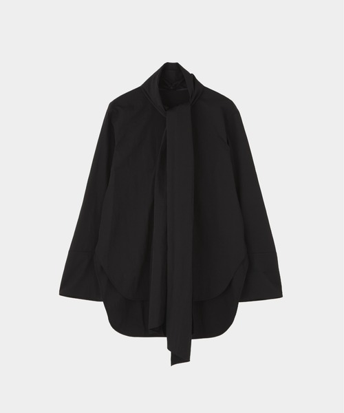 LE PHIL(ルフィル)の「◆コンパクトナイロンボウタイブラウス(シャツ/ブラウス・レディース・ピンク/ブラック・F)」の5枚目の写真