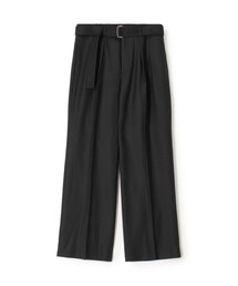EDITION | Super160's ウールギャバベルトパンツ(その他パンツ)