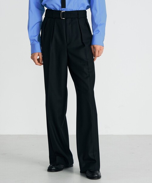 EDITION（エディション）の「Super160's ウールギャバベルトパンツ（その他パンツ・メンズ・ブラック・M/S）」の3枚目の写真