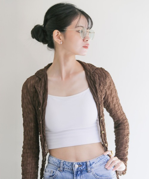 LUXSTYLE(ラグスタイル)の「UVカットメタルボストンサングラス(サングラス・レディース・ライトピンク/ライトベージュ/グリーン系その他/ブルー系その他/ライトグレー・FREE)」の14枚目の写真