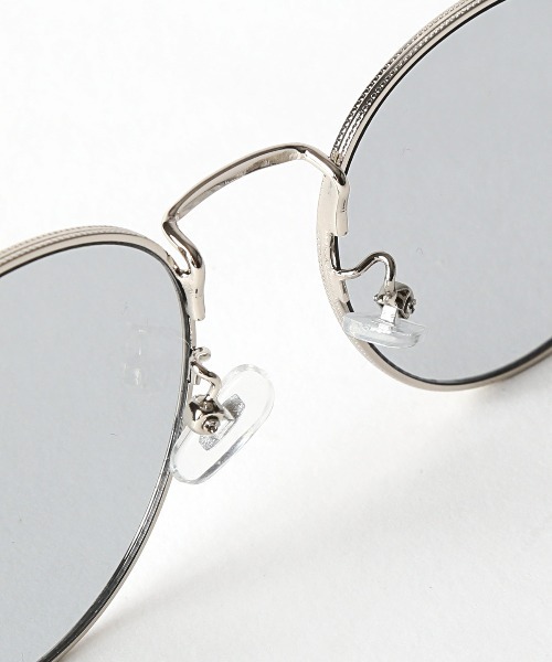 LUXSTYLE(ラグスタイル)の「UVカットメタルボストンサングラス(サングラス・レディース・ライトピンク/ライトベージュ/グリーン系その他/ブルー系その他/ライトグレー・FREE)」の13枚目の写真