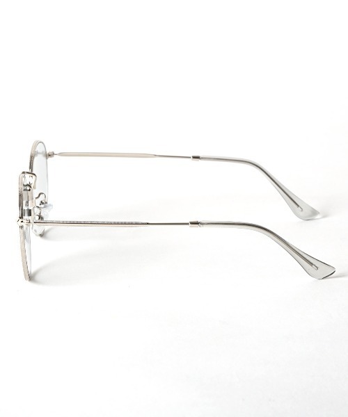 LUXSTYLE(ラグスタイル)の「UVカットメタルボストンサングラス(サングラス・レディース・ライトピンク/ライトベージュ/グリーン系その他/ブルー系その他/ライトグレー・FREE)」の10枚目の写真