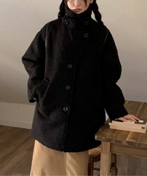 LUCPY（ラクピー）の「スタンドカラーボアコート（その他アウター）」
