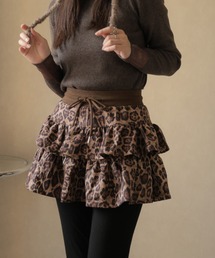 Ulysses（ユリシス）の「ヒョウ柄ティアードミニスカート（スカート）」