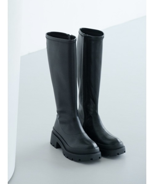 jumelle（ジュメロ）の「【美脚見え】emblem long boots（ブーツ・レディース・ブラック・MEDIUM/SMALL/LARGE）」の10枚目の写真