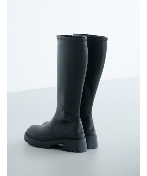 jumelle（ジュメロ）の「【美脚見え】emblem long boots（ブーツ・レディース・ブラック・MEDIUM/SMALL/LARGE）」の11枚目の写真