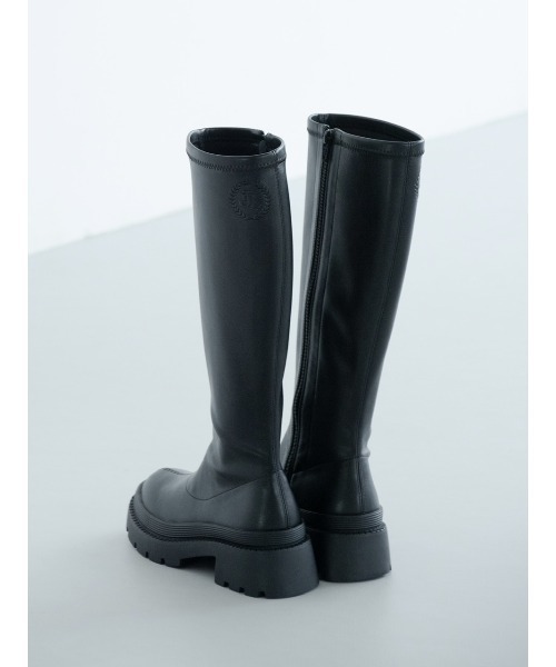 jumelle（ジュメロ）の「【美脚見え】emblem long boots（ブーツ・レディース・ブラック・MEDIUM/SMALL/LARGE）」の12枚目の写真