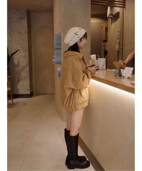 jumelle（ジュメロ）の「【美脚見え】emblem long boots（ブーツ・レディース・ブラック・MEDIUM/SMALL/LARGE）」の15枚目の写真