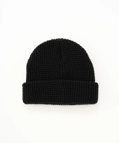 BILLABONG(ビラボン)の「BILLABONG メンズ WAFFLE BEANIE ビーニー 【2025年秋冬モデル】 @autumn/ビラボンロゴワンポイントニット帽・ビーニー(ニットキャップ/ビーニー・メンズ・ブラック/インディゴブルー/ネイビー/レッド系その他・FREE)」の6枚目の写真