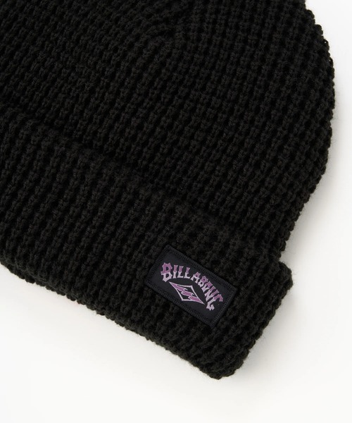 BILLABONG(ビラボン)の「BILLABONG メンズ WAFFLE BEANIE ビーニー 【2025年秋冬モデル】 @autumn/ビラボンロゴワンポイントニット帽・ビーニー(ニットキャップ/ビーニー・メンズ・ブラック/インディゴブルー/ネイビー/レッド系その他・FREE)」の7枚目の写真