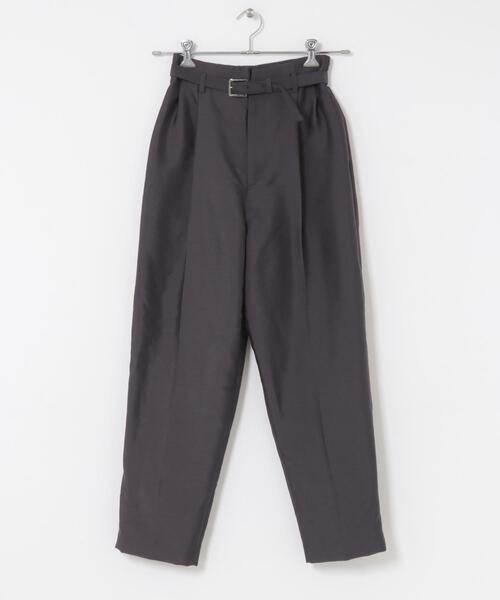 URBAN RESEARCH ROSSO WOMEN（アーバンリサーチ　ロッソ）の「ハイウエストベルト付きテーパードパンツ（その他パンツ・レディース・ブラック/グレー・38/36）」の12枚目の写真