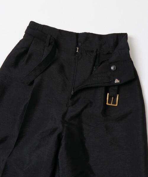 セール】ハイウエストベルト付きテーパードパンツ（その他パンツ