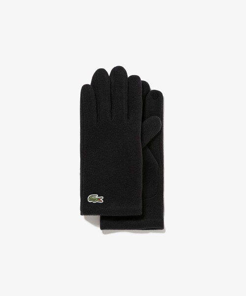 LACOSTE（ラコステ）の「サスティナブルジャージグローブ（手袋・メンズ・ブラック/グレー/ネイビー・FREE）」の8枚目の写真