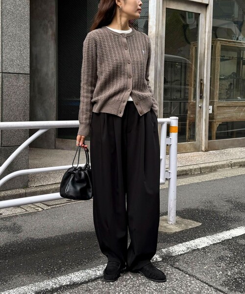 セール】FR刺繍ケーブル柄ニットカーディガン（ニット/セーター