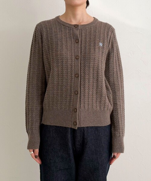 セール】FR刺繍ケーブル柄ニットカーディガン（ニット/セーター