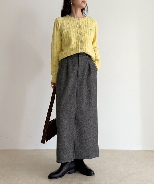 セール】FR刺繍ケーブル柄ニットカーディガン（ニット/セーター