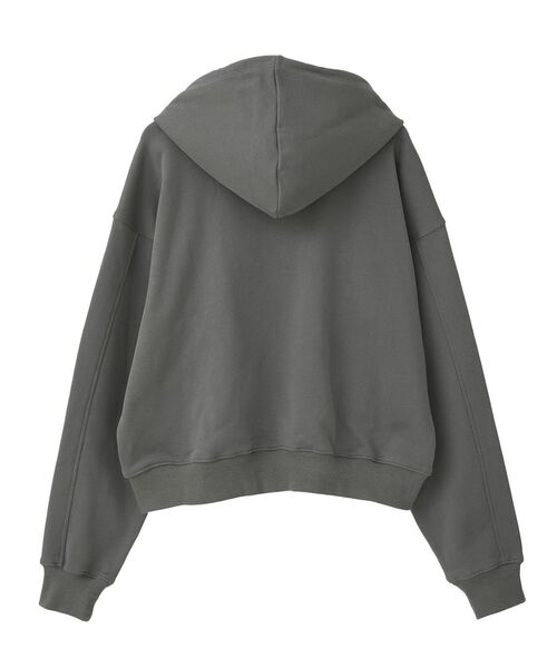 Green　Parks（グリーンパークス）の「■WITH KURUMI NAKATA スウェットZIPフード（パーカー・レディース・チャコールグレー/ホワイト系その他・FREE）」の12枚目の写真