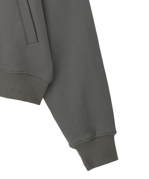 Green　Parks（グリーンパークス）の「■WITH KURUMI NAKATA スウェットZIPフード（パーカー・レディース・チャコールグレー/ホワイト系その他・FREE）」の14枚目の写真