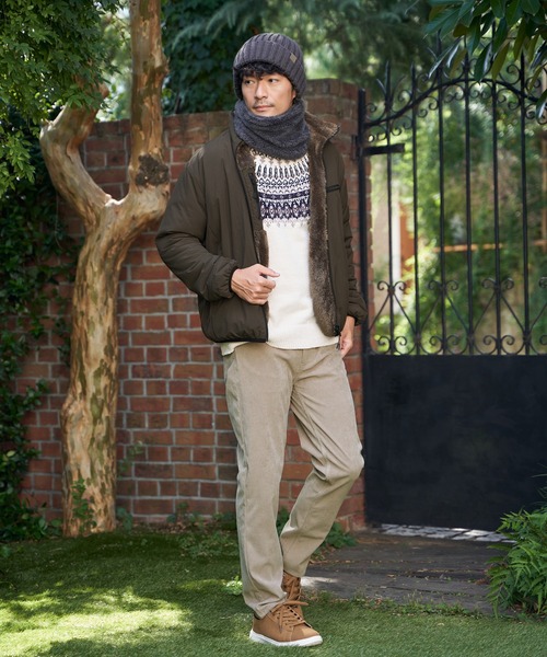 ikka（イッカ）の「GOKU楽パンツ EASY STRETCHコール5P（その他パンツ・メンズ・ブラック/ブラウン/チャコール/ベージュ・S/M/L/XL）」の22枚目の写真