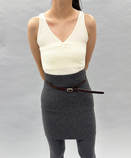 EDIT. FOR LULU(エディットフォールル)の「LULU leather belt(ベルト・レディース・ブラウン/ブラック・FREE)」の14枚目の写真