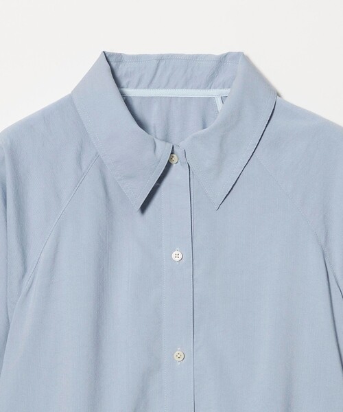 EMMEL REFINES（エメルリファインズ）の「＜EMMEL REFINES＞EM レース レイヤー シャツ（シャツ/ブラウス・レディース・ライトブルー/ホワイト・FREE）」の11枚目の写真