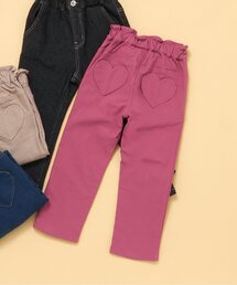 apres les cours | 【ストレート/あったか】裏起毛ハートポケットきゅんパンツ_ジュニア対応(その他パンツ)