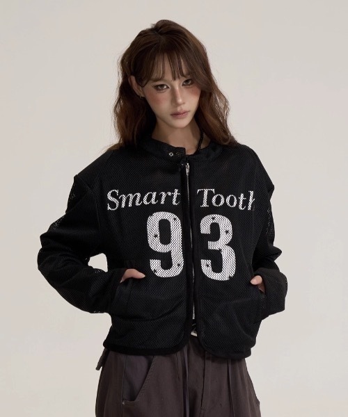 FUNdaysion(ファンデイション)の「メッシュプリントブルゾン(パット付き)(ブルゾン・レディース・ブラック・M)」の20枚目の写真