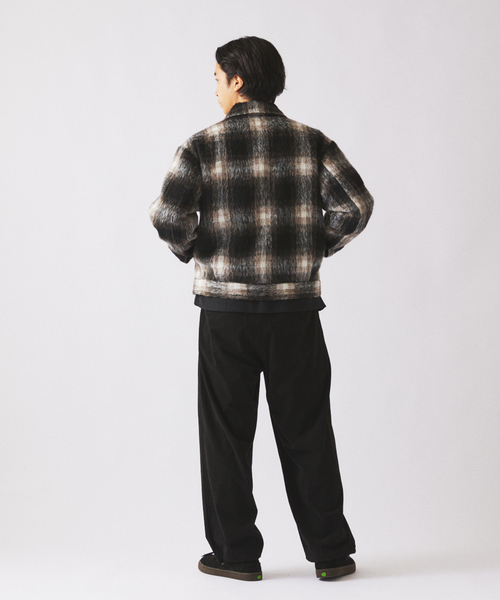 JOURNAL STANDARD relume（ジャーナルスタンダード　レリューム）の「シャギー オンブレ ワークジャケット（その他アウター・メンズ・ブラック/グリーン/ブラウン・LARGE/MEDIUM）」の7枚目の写真