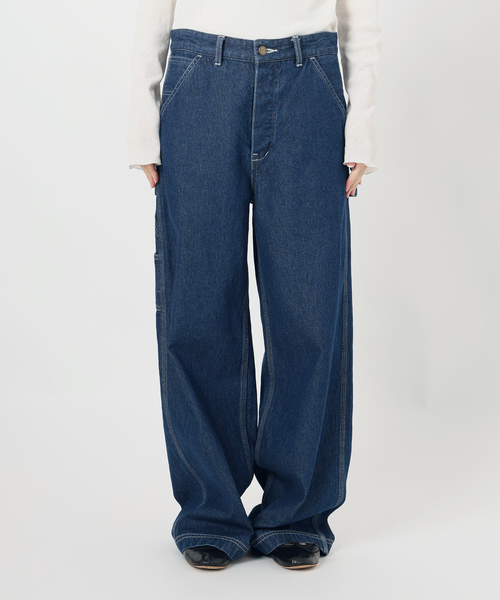 FRAMeWORK（フレームワーク）の「UNION HERCULES/ユニオンヘラクレス MADE オーバーサイズペインターパンツ（デニムパンツ・レディース・ネイビー・SMALL/MEDIUM）」の12枚目の写真