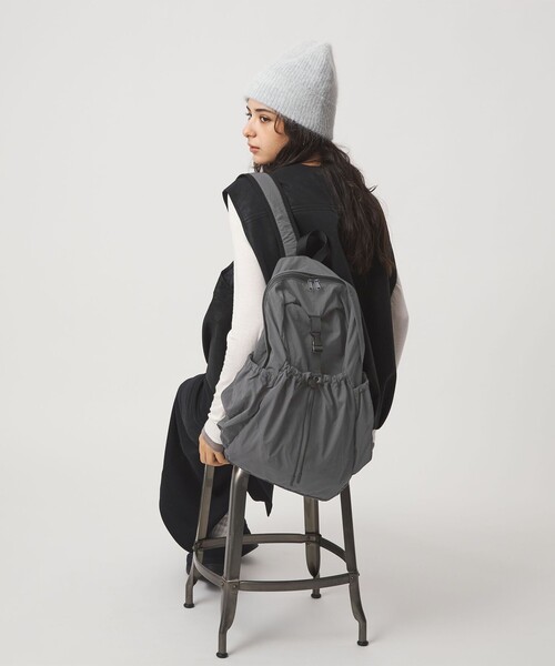 green label relaxing(グリーンレーベルリラクシング)の「リブ ニットキャップ 2 / ニット帽(ニットキャップ/ビーニー・レディース・ライトグレー/オフホワイト/グレー系・FREE)」の8枚目の写真