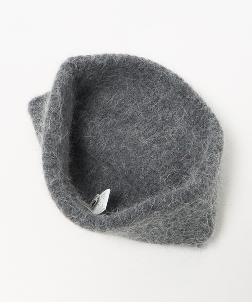 green label relaxing(グリーンレーベルリラクシング)の「リブ ニットキャップ 2 / ニット帽(ニットキャップ/ビーニー・レディース・ライトグレー/オフホワイト/グレー系・FREE)」の18枚目の写真