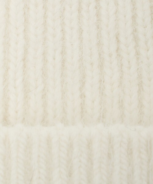 green label relaxing(グリーンレーベルリラクシング)の「リブ ニットキャップ 2 / ニット帽(ニットキャップ/ビーニー・レディース・ライトグレー/オフホワイト/グレー系・FREE)」の22枚目の写真