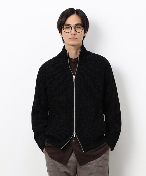 COMME CA ISM（コムサイズム）の「モール ドライバーズニット（ニット/セーター・メンズ・ブラック/グレー・LARGE/MEDIUM）」の11枚目の写真