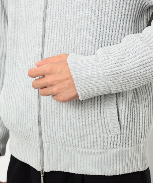 COMME CA ISM（コムサイズム）の「モール ドライバーズニット（ニット/セーター・メンズ・ブラック/グレー・LARGE/MEDIUM）」の17枚目の写真